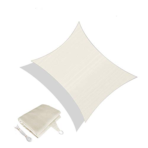 Sunnylaxx Vela de Sombra Rectangular 4 x 6 Metros, toldo Resistente y Transpirable, para Exteriores, jardín, Color Crema Sunnylaxx Vela de Sombra Rectangular 4 x 6 Metros, toldo Resistente y Transpirable, para Exteriores, jardín, Color Crema
