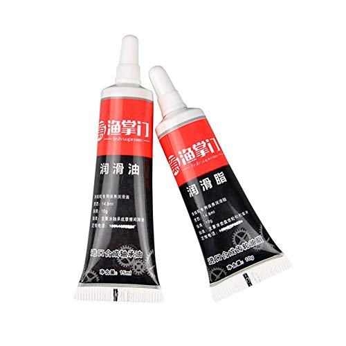 Sunnyushine Aceite Lubricante para Carrete De Pesca, Lubricante Estanco para Rodamientos De Rodillos De Tambor, con Grasa Lubricante, Reducción De La Abrasión Et Acústica, Impermeable Sunnyushine Aceite Lubricante para Carrete De Pesca, Lubricante Estanco para Rodamientos De Rodillos De Tambor, con Grasa Lubricante, Reducción De La Abrasión Et Acústica, Impermeable