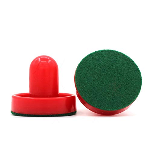 SUNREEK Empujadores de Hockey de Aire Juego de 2 y 4 Discos Rojos (Rojo) SUNREEK Empujadores de Hockey de Aire Juego de 2 y 4 Discos Rojos (Rojo)