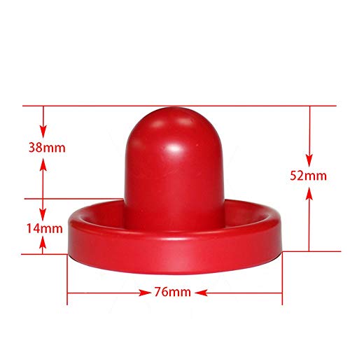 SUNREEK Empujadores de Hockey de Aire Juego de 2 y 4 Discos Rojos (Rojo) SUNREEK Empujadores de Hockey de Aire Juego de 2 y 4 Discos Rojos (Rojo)