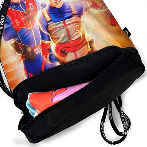 Sunwd Henry Danger Mochila con cordón Mochila con cordón Impermeable Mochila para Ejercicios Paquete de Bolsillo