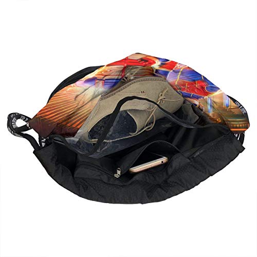 Sunwd Henry Danger Mochila con cordón Mochila con cordón Impermeable Mochila para Ejercicios Paquete de Bolsillo