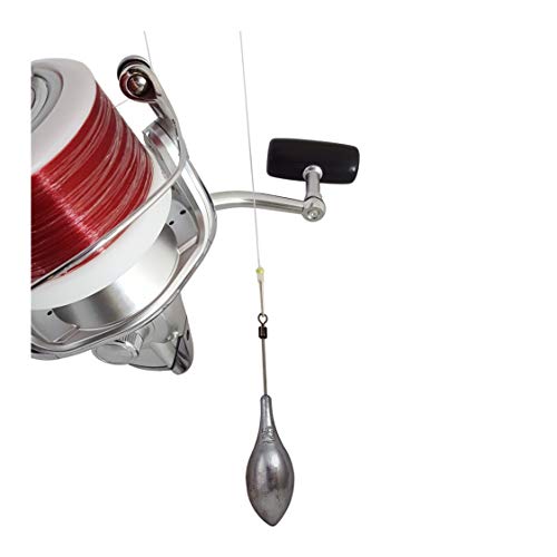 Super Net Cali Plomo Pesca Mar Surfcasting 125 Gramos (Pack 7 Unidades). Modelo Portugués con emerillón quitavueltas. (Gris Plomo) Super Net Cali Plomo Pesca Mar Surfcasting 125 Gramos (Pack 7 Unidades). Modelo Portugués con emerillón quitavueltas. (Gris Plomo)