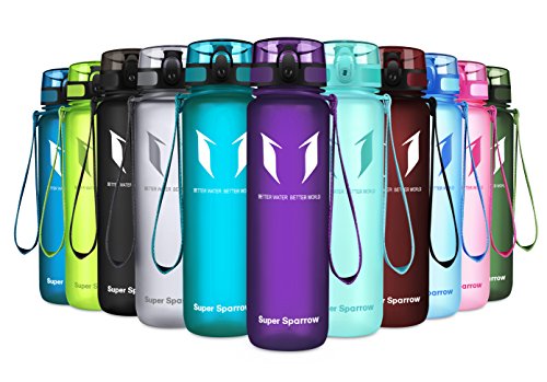 Super Sparrow Botella de Agua Deportiva -350ml & 500ml & 1000ml - Sin BPA Super Sparrow Botella de Agua Deportiva -350ml & 500ml & 1000ml - Sin BPA
