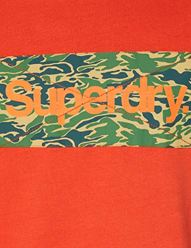 Superdry Cl Canvas tee Camiseta, Denim Co Rust, 3XL para Hombre