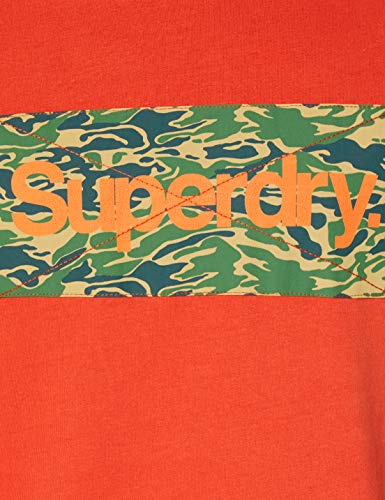 Superdry Cl Canvas tee Camiseta, Denim Co Rust, 3XL para Hombre Superdry Cl Canvas tee Camiseta, Denim Co Rust, 3XL para Hombre
