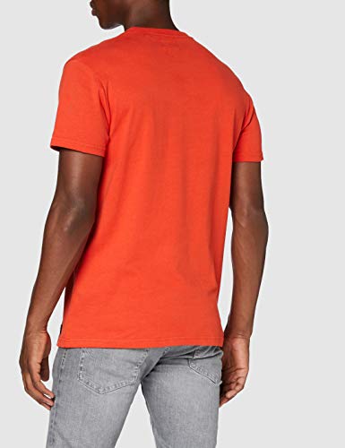 Superdry Cl Canvas tee Camiseta, Denim Co Rust, 3XL para Hombre