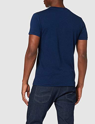 Superdry Denim Goods Co Print tee Camiseta, Azul (Indigo 17g), S para Hombre