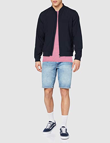Superdry OL Vintage Emb Crew Camiseta, Rosa (Neon Pink Space Dye T3b), L para Hombre Superdry OL Vintage Emb Crew Camiseta, Rosa (Neon Pink Space Dye T3b), L para Hombre