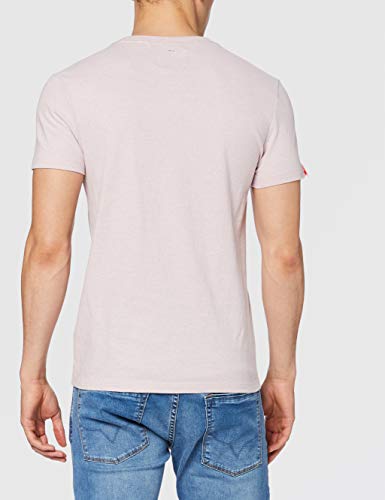 Superdry OL Vintage Emb Vee tee Camiseta, Rosa (Chalk Pink Feeder T7l), 3XL para Hombre