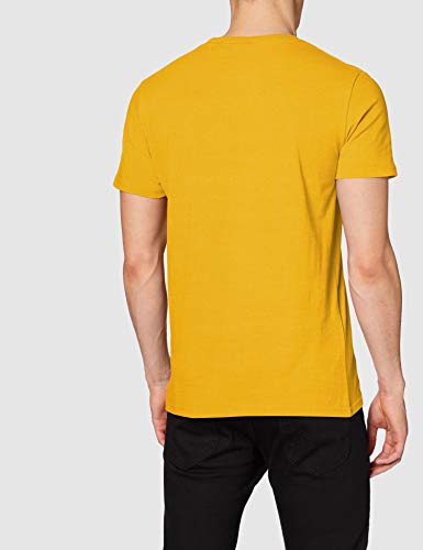 Superdry VL Emb tee Camiseta, Amarillo (Upstate Gold Pg5), XS para Hombre