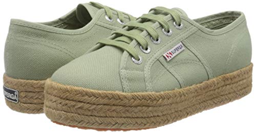 Superga 2730-cotropew, Zapatillas de Gimnasia Mujer, Verde (Green Sage Wb1), 36 EU