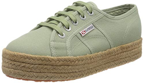 Superga 2730-cotropew, Zapatillas de Gimnasia Mujer, Verde (Green Sage Wb1), 36 EU