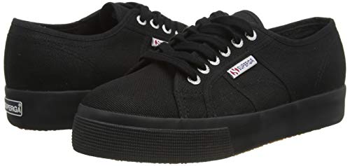 Superga 2730-cotu, Zapatillas de Gimnasia Mujer, Negro (Full Black 996), 45 EU Superga 2730-cotu, Zapatillas de Gimnasia Mujer, Negro (Full Black 996), 45 EU