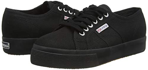 Superga 2730-cotu, Zapatillas de Gimnasia Mujer, Negro (Full Black 996), 45 EU