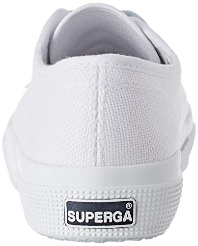 Superga 2750-COTCONTRASTU, Zapatillas de Gimnasia Unisex Adulto, Blanco (White/Blue Lt Crysta A0a), 46 EU