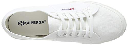 Superga 2750 COTU Classic Sneakers, Zapatillas Unisex Adulto, Blanco 901, 41.5 EU