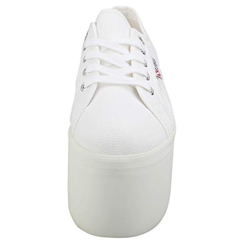 Superga 2802-cotw, Zapatillas de Gimnasia Mujer, Blanco (White 901), 39.5 EU