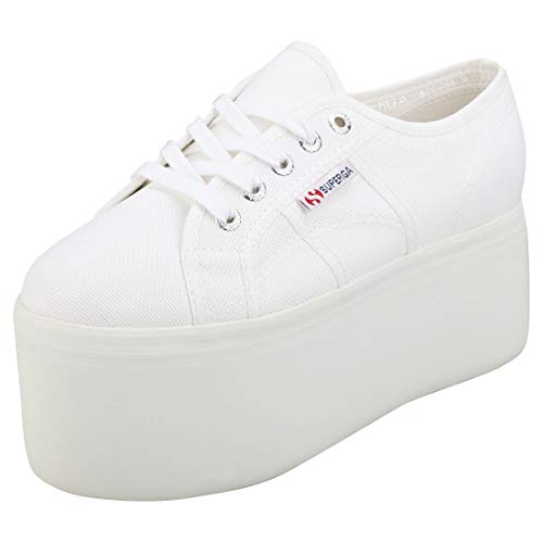 Superga 2802-cotw, Zapatillas de Gimnasia Mujer, Blanco (White 901), 39.5 EU Superga 2802-cotw, Zapatillas de Gimnasia Mujer, Blanco (White 901), 39.5 EU