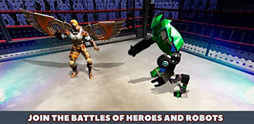 Superhero Fighting Tiger Bloody Tournament 3D: Heroes vs. Transforming Bots Martial Arts Battle Contest