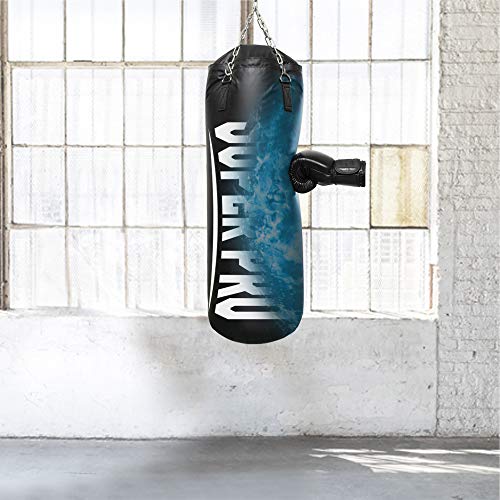 SuperPro Saco de Boxeo Water-Air Unisex para Adultos, Color Negro, 100 cm