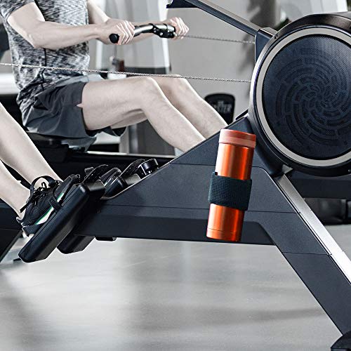 Supoggy Soporte Magnético para Botella de Agua para Bicicleta/Carro de Bebe/Gimnasio, Frasco Hidráulico y Otras Botellas de Boca Ancha, Correa Ajustable para Botella de Agua