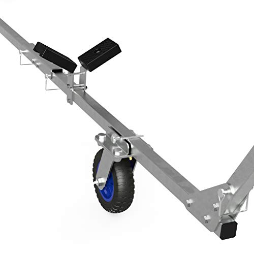 SUPROD Carro de varada para Barcos, Carretilla para Embarcation neumatica, Remolque, TR350-L, Azul/Negro SUPROD Carro de varada para Barcos, Carretilla para Embarcation neumatica, Remolque, TR350-L, Azul/Negro