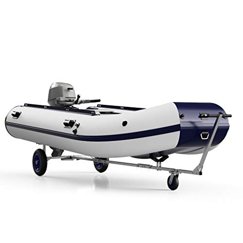 SUPROD Carro de varada para Barcos, Carretilla para Embarcation neumatica, Remolque, TR350-L-LU, Azul/Negro