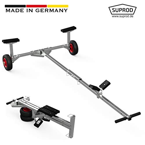 SUPROD Carro de varada para Barcos, Remolque, Carretilla para Embarcation neumatica, TR200-B, Negro/Rojo SUPROD Carro de varada para Barcos, Remolque, Carretilla para Embarcation neumatica, TR200-B, Negro/Rojo