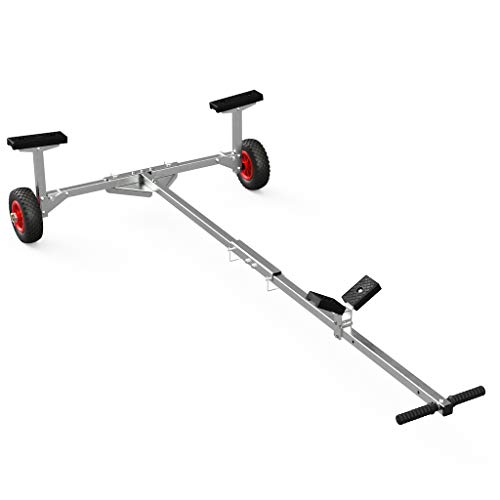 SUPROD Carro de varada para Barcos, Remolque, Carretilla para Embarcation neumatica, TR200-B, Negro/Rojo SUPROD Carro de varada para Barcos, Remolque, Carretilla para Embarcation neumatica, TR200-B, Negro/Rojo