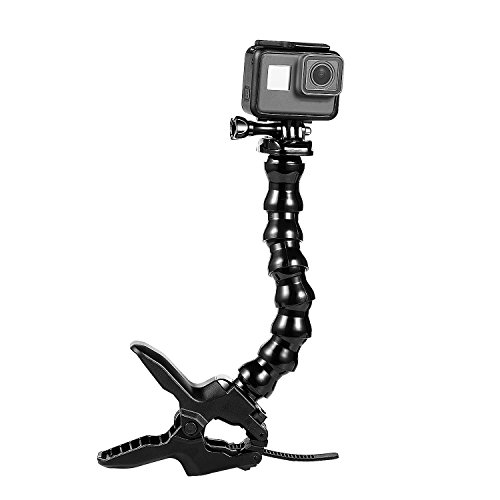 Suptig - - Soporte de sujeción flexible para cámaras, Soporte para cámaras de acción GoPro Hero 6 Hero 5 Hero 4 Session Hero 3+ Hero 3 Arlo Pro Arlo Go.