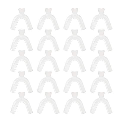 SUPVOX 20 Piezas Férula Dental Blanqueamiento de Dientes Protectores Bucal Dental para Dormir Anti Bruxismo Rechinar los Dientes