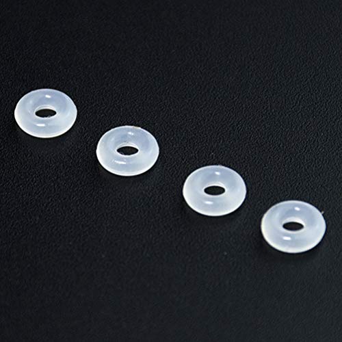 SUPVOX Claro tapones de goma de silicona para usar solo o con clip de bloqueo Spacer encanto de la cadena de serpiente pulseras del encanto 80PCS