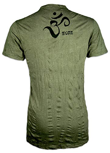 Sure Camiseta Hombre Wicca Art Gurú Talla M L XL Budismo Yoga Magia Alternativa Brujo Mago (L, Ejercito Verde)