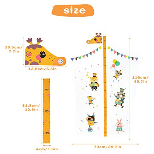 Surplex Gráfico de crecimiento giraffa 3D, EVA Magnético Móvil Extraíble Medidor de Altura Infantil, Musical, Pegatina Decorativa Infantil Adhesiva Para Pared Dibujos Animados Con Regla Surplex Gráfico de crecimiento giraffa 3D, EVA Magnético Móvil Extraíble Medidor de Altura Infantil, Musical, Pegatina Decorativa Infantil Adhesiva Para Pared Dibujos Animados Con Regla