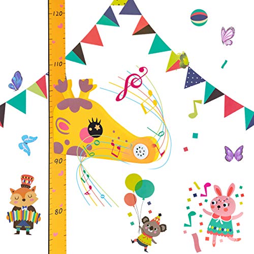 Surplex Gráfico de crecimiento giraffa 3D, EVA Magnético Móvil Extraíble Medidor de Altura Infantil, Musical, Pegatina Decorativa Infantil Adhesiva Para Pared Dibujos Animados Con Regla Surplex Gráfico de crecimiento giraffa 3D, EVA Magnético Móvil Extraíble Medidor de Altura Infantil, Musical, Pegatina Decorativa Infantil Adhesiva Para Pared Dibujos Animados Con Regla