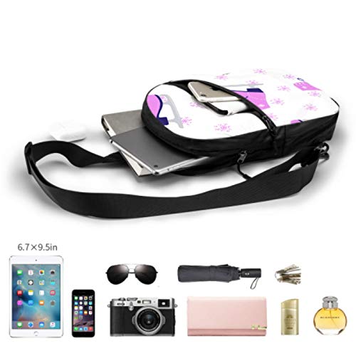SUUJ Bolso Bandolera para Gimnasio, Mochila de Viaje Repelente al Agua, Bolsos de Hombro para el Pecho al Aire Libre, Mochila Cruzada Informal para Hombres, Mujeres, Patines de Hielo, Copos de Nieve SUUJ Bolso Bandolera para Gimnasio, Mochila de Viaje Repelente al Agua, Bolsos de Hombro para el Pecho al Aire Libre, Mochila Cruzada Informal para Hombres, Mujeres, Patines de Hielo, Copos de Nieve