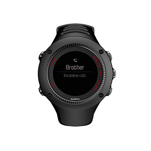 Suunto - Ambit3 Run HR - SS021257000 - Reloj GPS Multideporte + Cinturón de frecuencia cardiaca (Talla M) - Sumergible 50 m - Negro