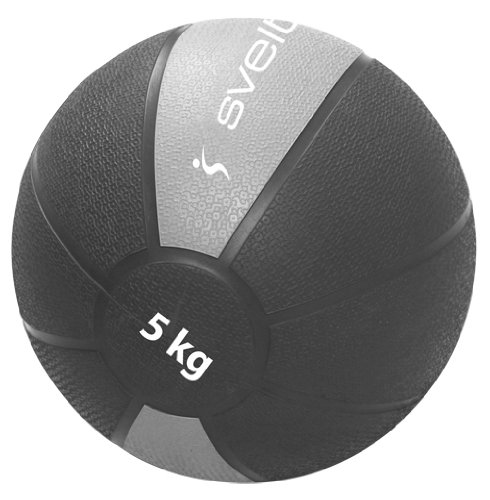 Sveltus - Balón Medicinal (5 kg), Color Gris Sveltus - Balón Medicinal (5 kg), Color Gris