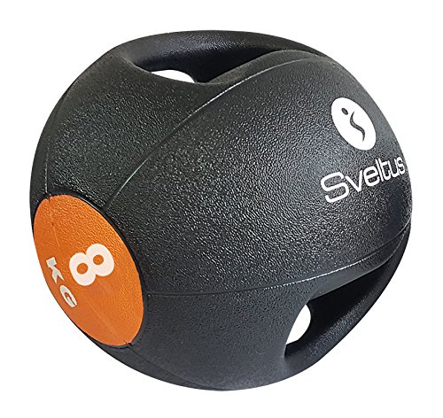 Sveltus - Balón Medicinal (8 kg, con Asas) Sveltus - Balón Medicinal (8 kg, con Asas)