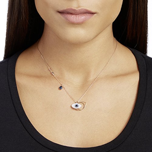 Swarovski Colgante Duo Evil Eye, azul, mezcla de baños Swarovski Colgante Duo Evil Eye, azul, mezcla de baños