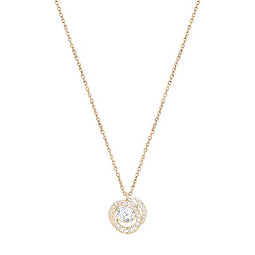 Swarovski Colgante Generation, pequeño, Blanco, baño de Oro Rosa
