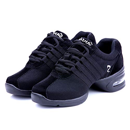 SWDZM Contemporáneo Jazz Zapatos Mujer,Aire Libre Deportes Danza,Moderno Hip Hop Sneaker Zapatillas de Danza Negro+Rojo 39EU/24.5CM SWDZM Contemporáneo Jazz Zapatos Mujer,Aire Libre Deportes Danza,Moderno Hip Hop Sneaker Zapatillas de Danza Negro+Rojo 39EU/24.5CM
