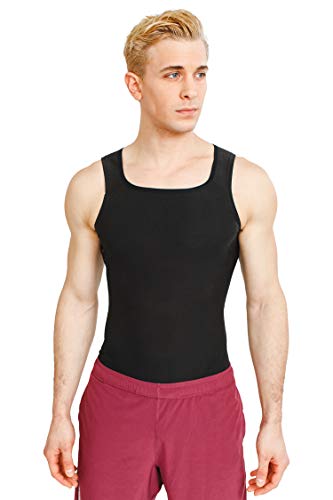 Sweat Shaper Chaleco de Sauna Premium de Entrenamiento para Adelgazar con polímero para Adelgazar y Quemar Grasa Abdominal, pequeño/Mediano - Negro