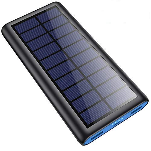 SWEYE Cargador Solar 26800mAh,【2020 Nueva Versión】Batería Externa Solar de Carga Rápida con 2 Puertos USB Powerbank con Tecnología de Detección Automática Para Smartphones, Tabletas y Dispositivos USB SWEYE Cargador Solar 26800mAh,【2020 Nueva Versión】Batería Externa Solar de Carga Rápida con 2 Puertos USB Powerbank con Tecnología de Detección Automática Para Smartphones, Tabletas y Dispositivos USB