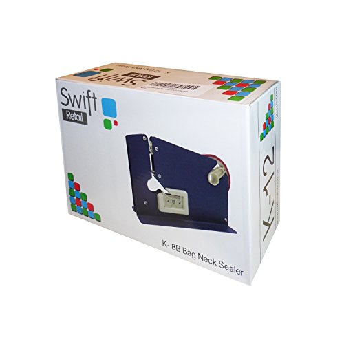 swift Sellador Azul de Bolsas + 6 Rollos de Cinta para Fruta Vegetales y Pan swift Sellador Azul de Bolsas + 6 Rollos de Cinta para Fruta Vegetales y Pan