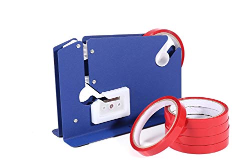 swift Sellador Azul de Bolsas + 6 Rollos de Cinta para Fruta Vegetales y Pan swift Sellador Azul de Bolsas + 6 Rollos de Cinta para Fruta Vegetales y Pan