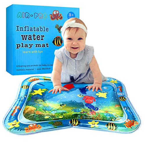 Swonuk Alfombra Inflable con Agua 66*50, Juego de Esterilla de Agua PVC Grueso, Adecuado para niños pequeños, es el Momento de diversión Juego Centro de Actividad