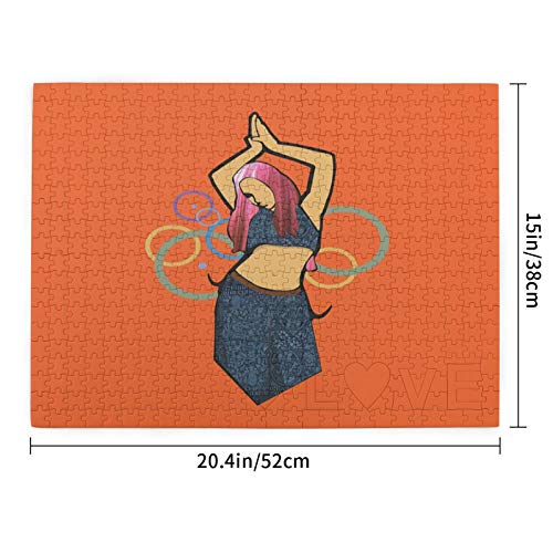 SYDIYIWL Rompecabezas de madera de 520 piezas de Hot Fitness Dance Picture Puzzle