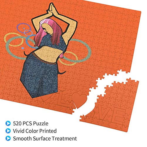 SYDIYIWL Rompecabezas de madera de 520 piezas de Hot Fitness Dance Picture Puzzle SYDIYIWL Rompecabezas de madera de 520 piezas de Hot Fitness Dance Picture Puzzle